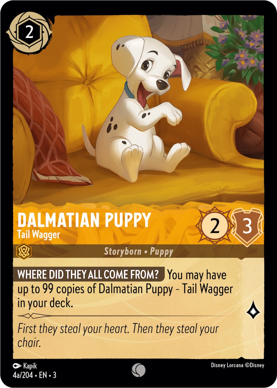Dalmatian Puppy - Tail Wagger (4a) (4a/204) [Into the Inklands] | Gamers Paradise