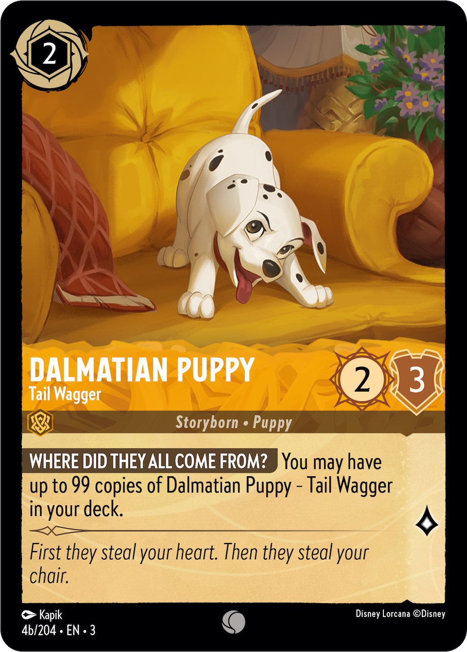 Dalmatian Puppy - Tail Wagger (4b) (4b/204) [Into the Inklands] | Gamers Paradise