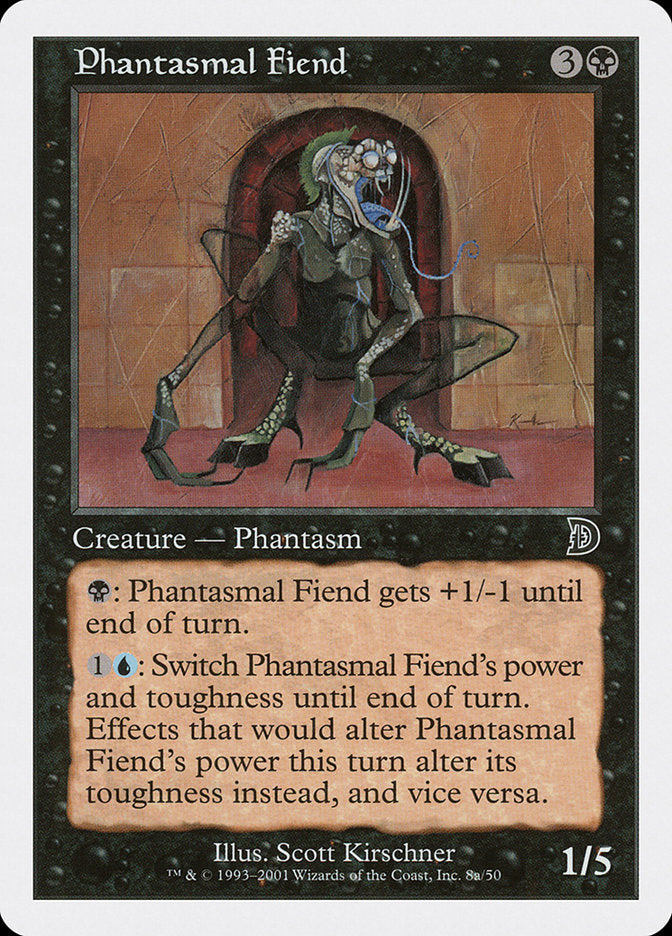 Phantasmal Fiend (Standing) [Deckmasters] | Gamers Paradise