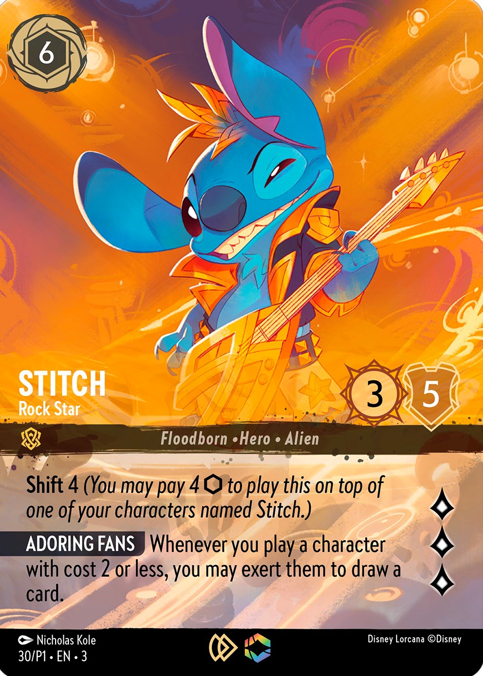 Stitch - Rock Star (Store Championship) (30) [Promo Cards] | Gamers Paradise