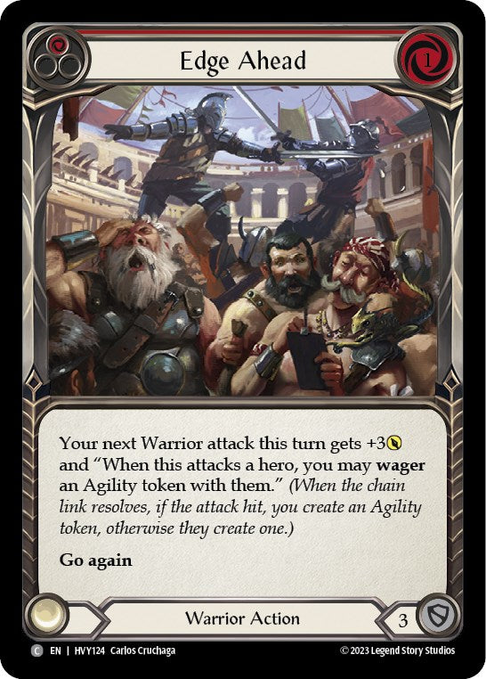 Edge Ahead (Red) [HVY124] (Heavy Hitters)  Rainbow Foil | Gamers Paradise