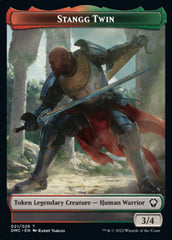 Phyrexian // Stangg Twin Double-Sided Token [Dominaria United Tokens] | Gamers Paradise