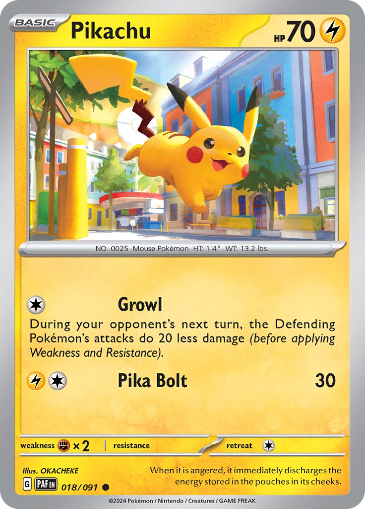 Pikachu (018/091) [Scarlet & Violet: Paldean Fates] | Gamers Paradise