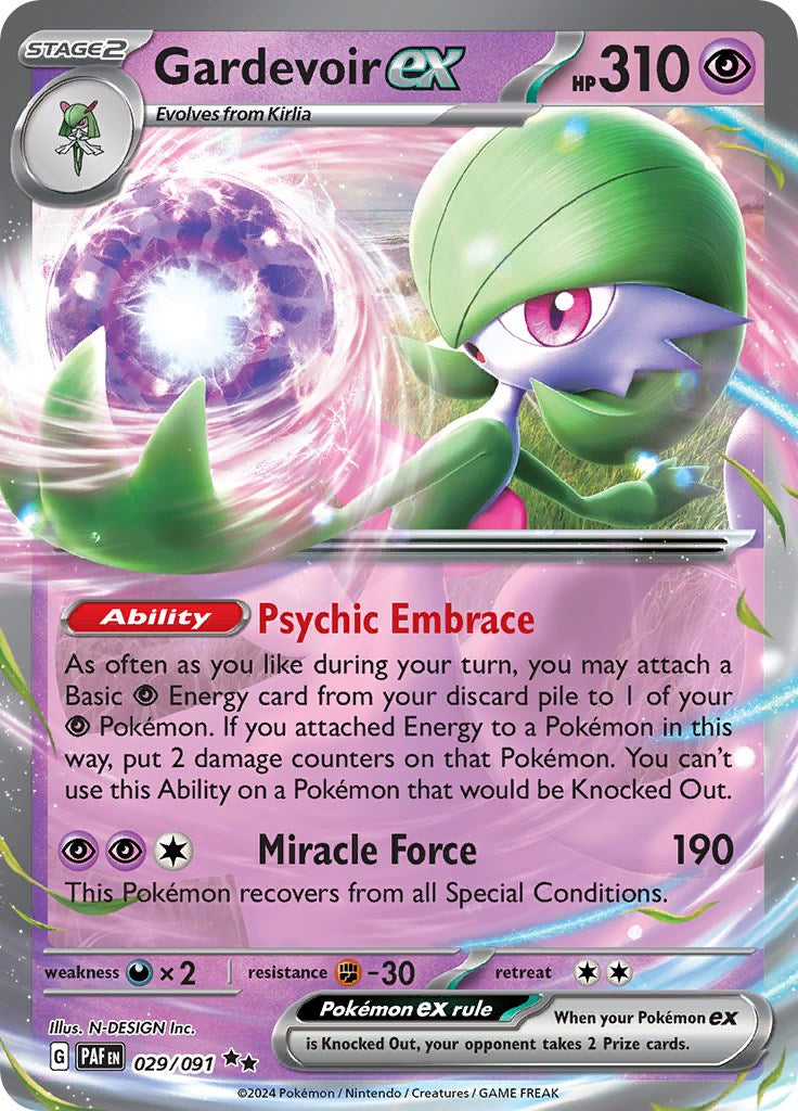 Gardevoir ex (029/091) [Scarlet & Violet: Paldean Fates] | Gamers Paradise