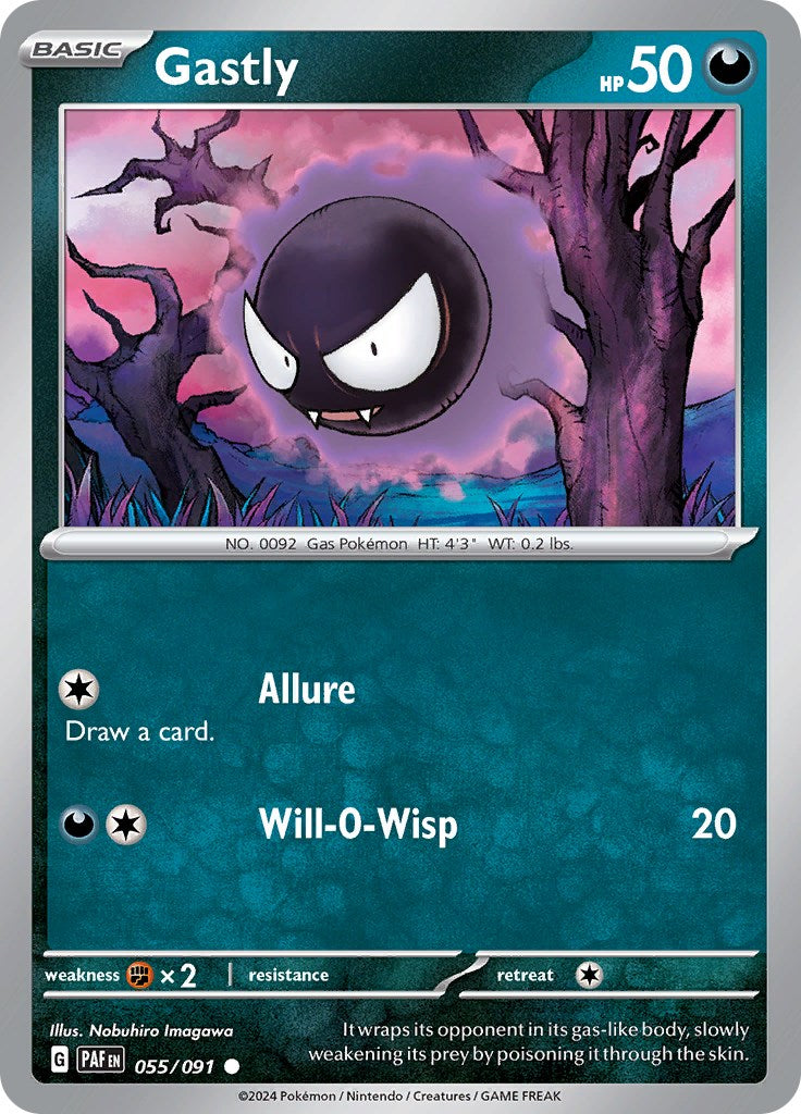 Gastly (055/091) [Scarlet & Violet: Paldean Fates] | Gamers Paradise