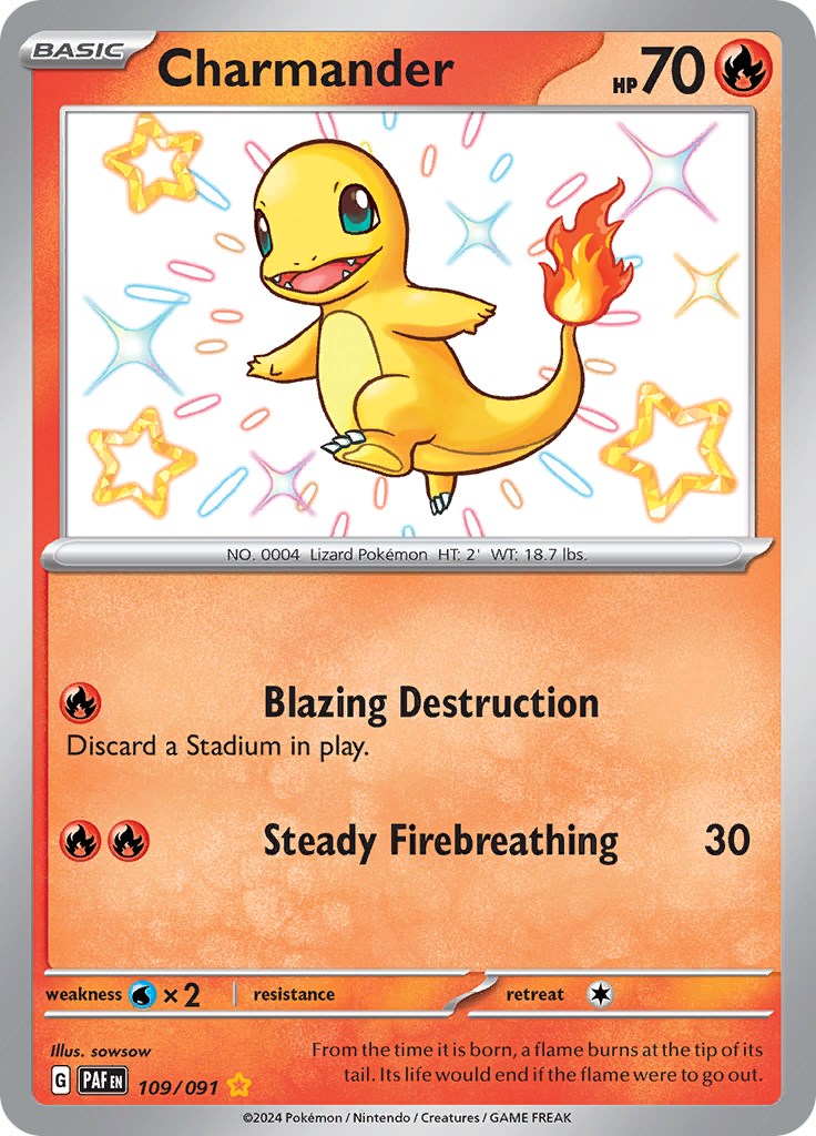 Charmander (109/091) [Scarlet & Violet: Paldean Fates] | Gamers Paradise