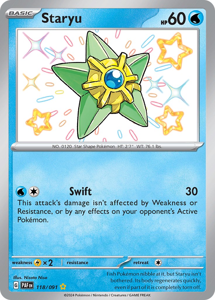 Staryu (118/091) [Scarlet & Violet: Paldean Fates] | Gamers Paradise