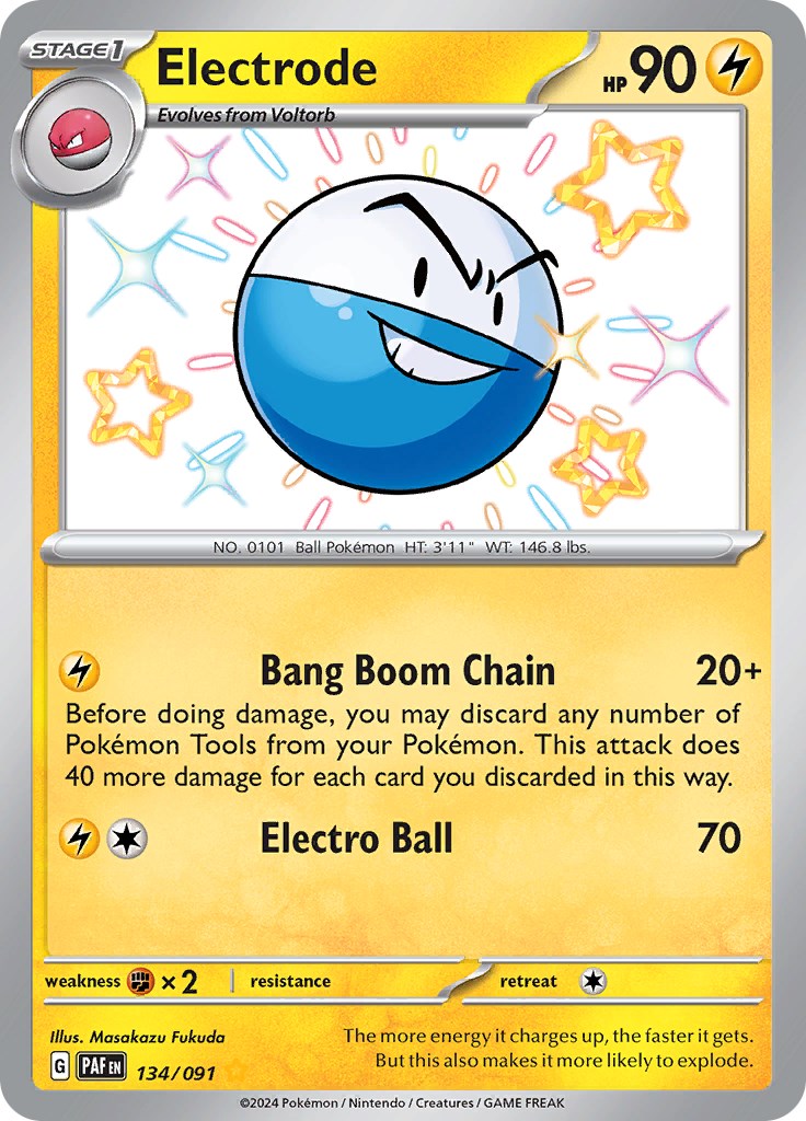 Electrode (134/091) [Scarlet & Violet: Paldean Fates] | Gamers Paradise