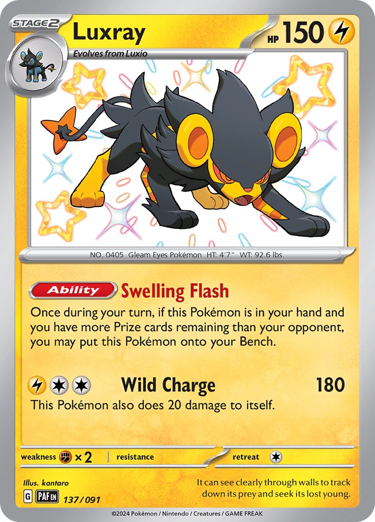 Luxray (137/091) [Scarlet & Violet: Paldean Fates] | Gamers Paradise