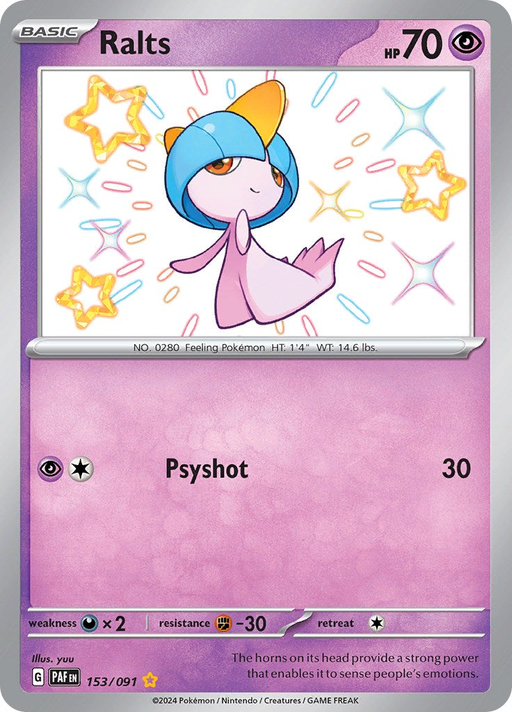 Ralts (153/091) [Scarlet & Violet: Paldean Fates] | Gamers Paradise