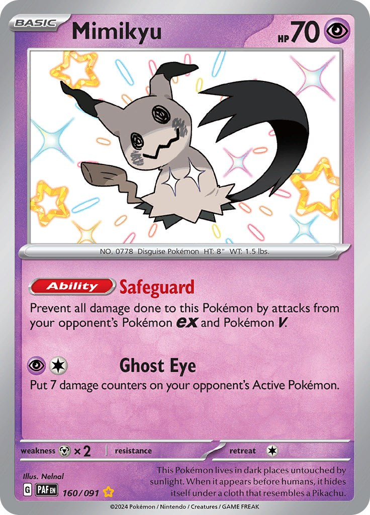 Mimikyu -160/091 [Scarlet & Violet: Paldean Fates] | Gamers Paradise