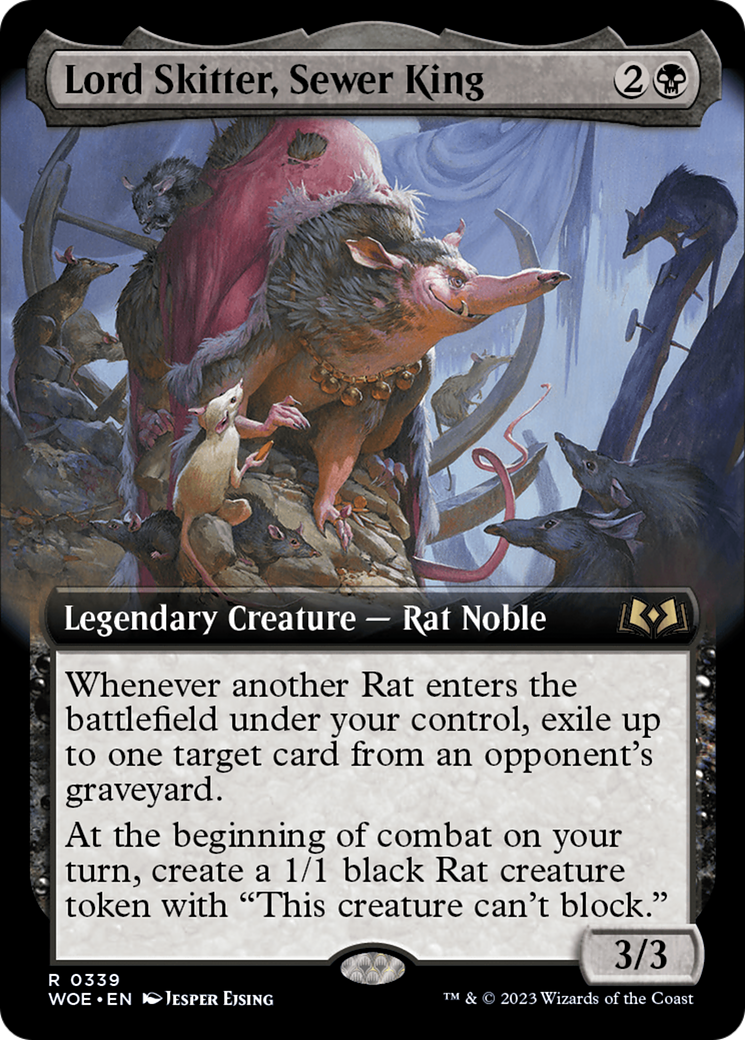 Lord Skitter, Sewer King (Extended Art) [Wilds of Eldraine] | Gamers Paradise