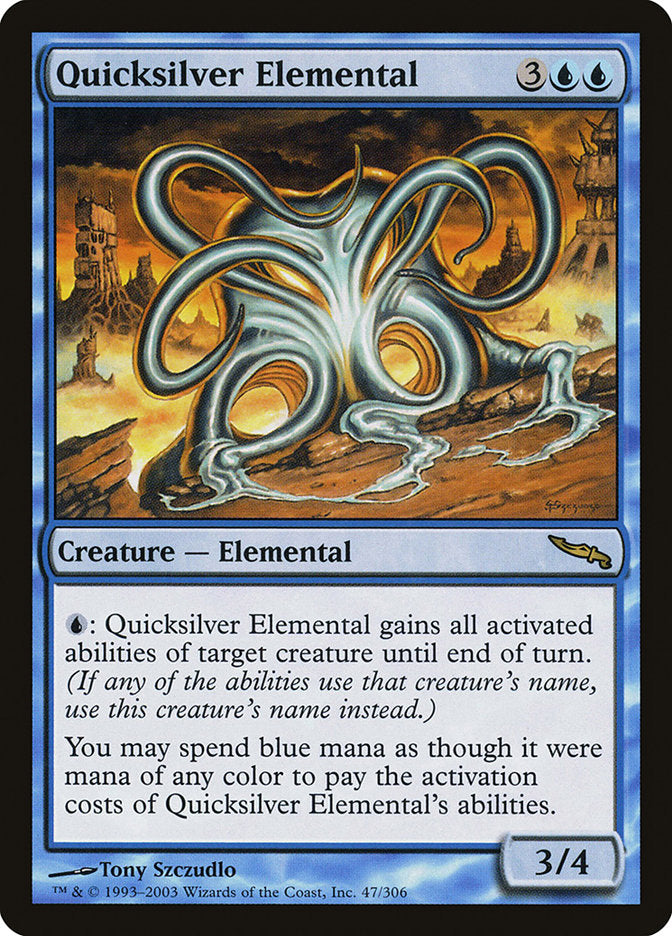 Quicksilver Elemental [Mirrodin] | Gamers Paradise