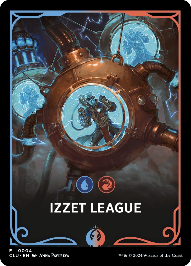 Izzet League Theme Card [Ravnica: Clue Edition Tokens] | Gamers Paradise