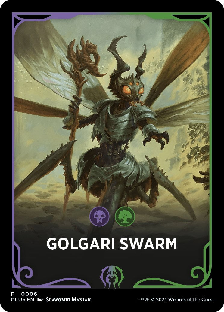 Golgari Swarm Theme Card [Ravnica: Clue Edition Tokens] | Gamers Paradise