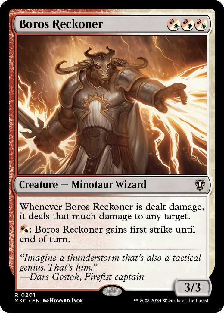 Boros Reckoner [Murders at Karlov Manor Commander] | Gamers Paradise