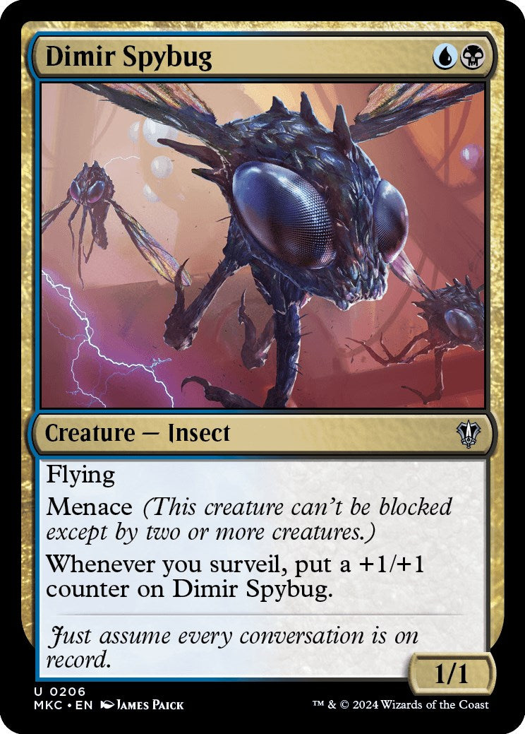 Dimir Spybug [Murders at Karlov Manor Commander] | Gamers Paradise