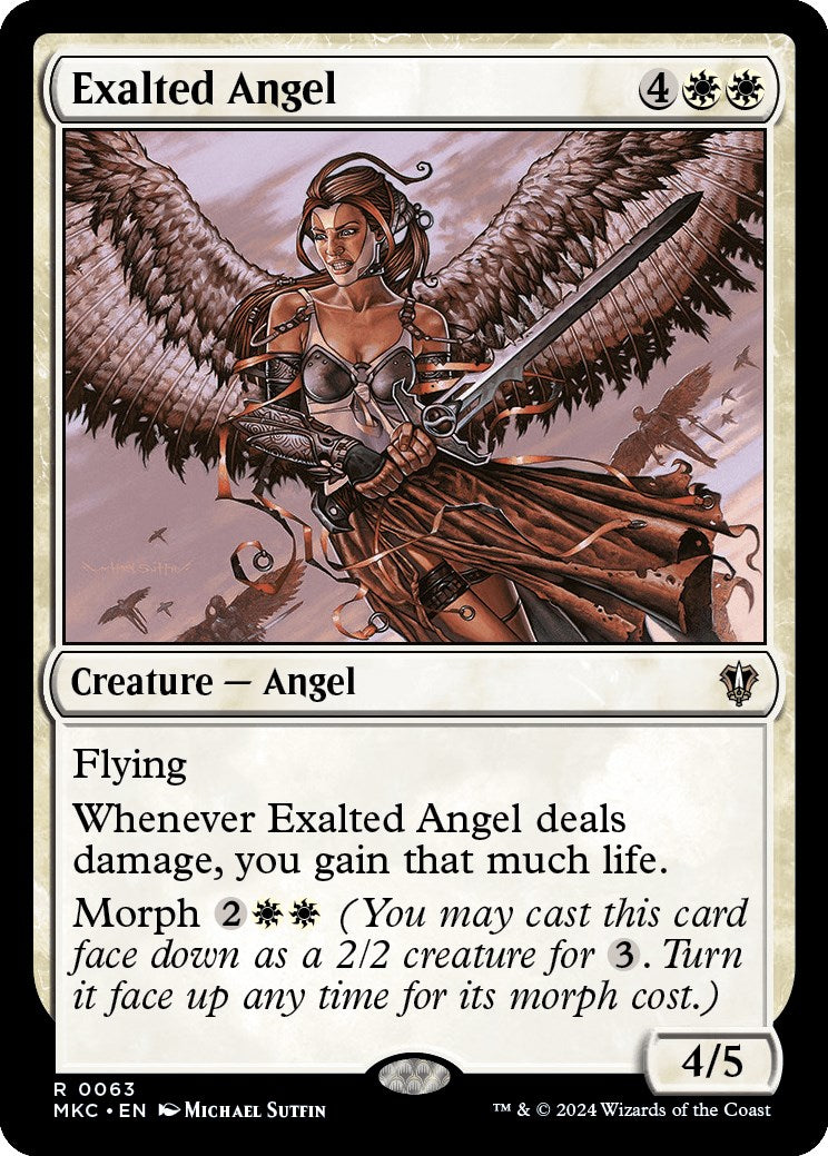 Exalted Angel [Murders at Karlov Manor Commander] | Gamers Paradise