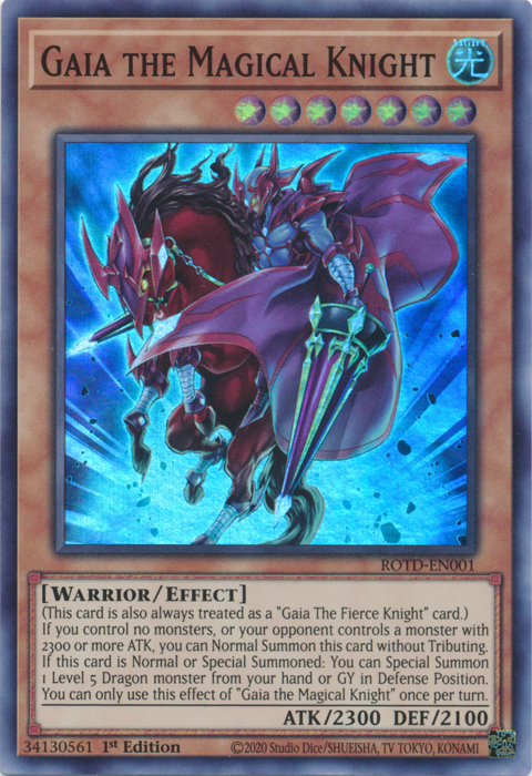 Gaia the Magical Knight [ROTD-EN001] Super Rare | Gamers Paradise