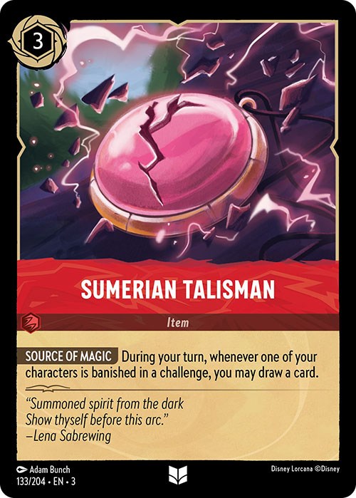 Sumerian Talisman (133/204) [Into the Inklands] | Gamers Paradise