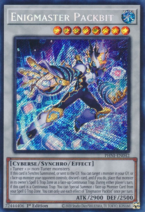 Enigmaster Packbit [PHNI-EN042] Secret Rare | Gamers Paradise