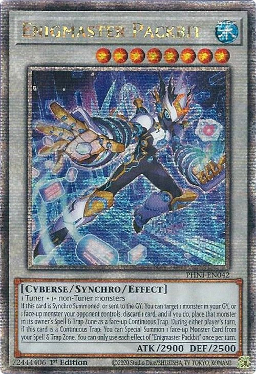 Enigmaster Packbit [PHNI-EN042] Quarter Century Secret Rare | Gamers Paradise