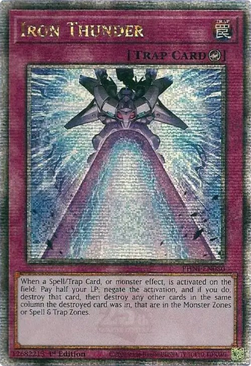 Iron Thunder [PHNI-EN080] Quarter Century Secret Rare | Gamers Paradise