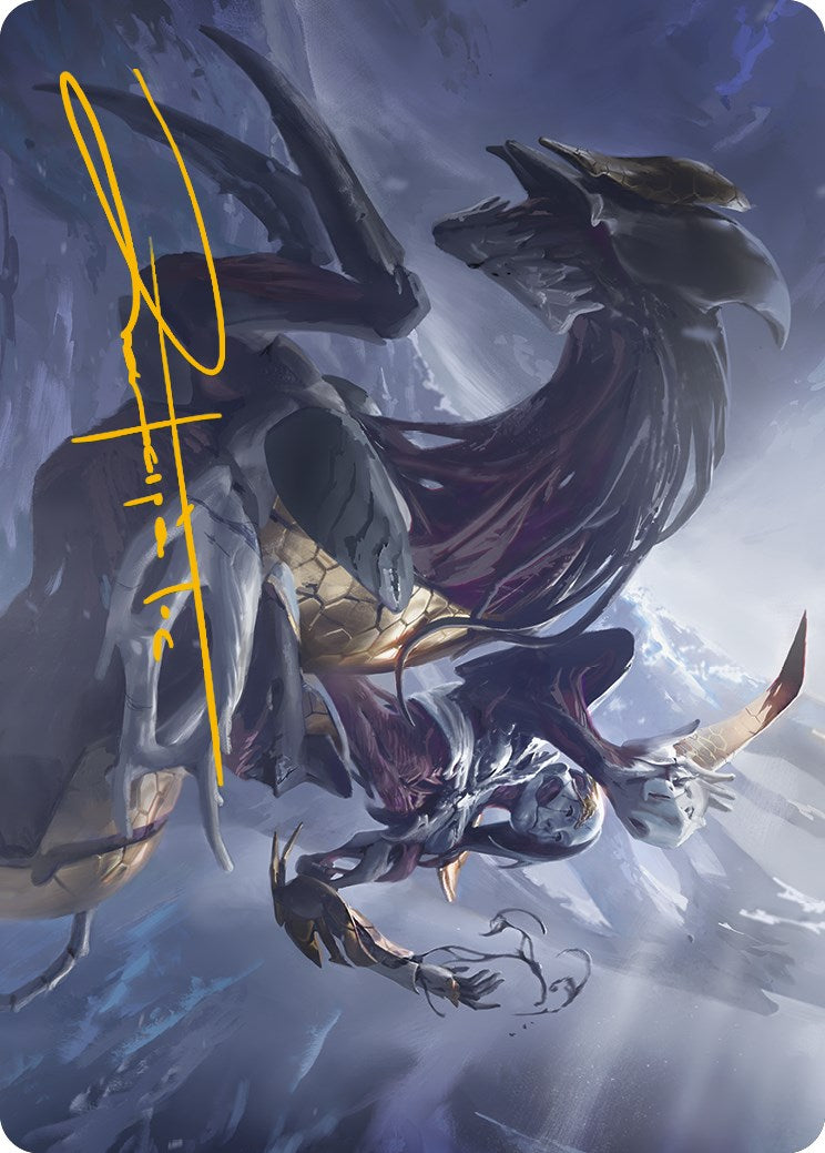 Ria Ivor, Bane of Bladehold Art Card (Gold-Stamped Signature) [Phyrexia: All Will Be One Art Series] | Gamers Paradise