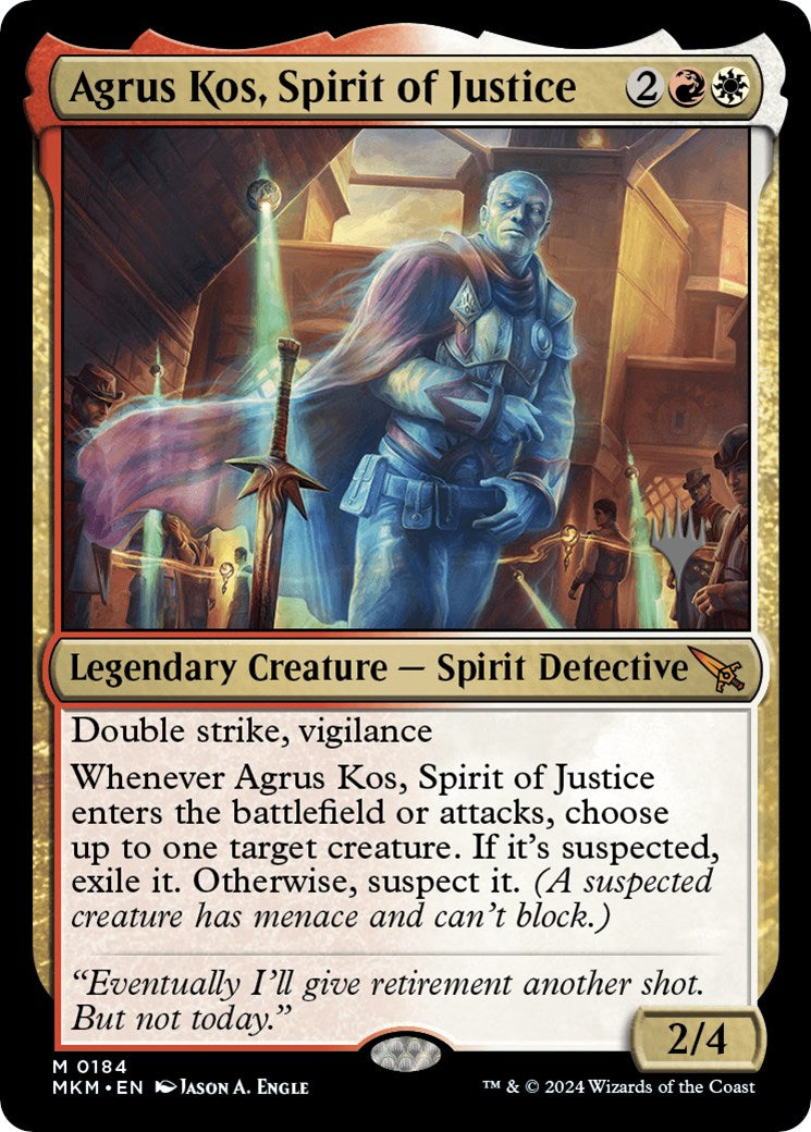 Agrus Kos, Spirit of Justice (Promo Pack) [Murders at Karlov Manor Promos] | Gamers Paradise