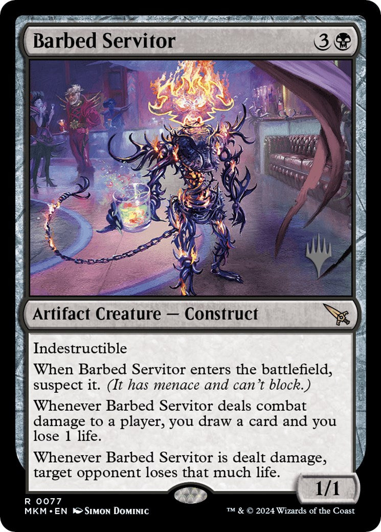 Barbed Servitor (Promo Pack) [Murders at Karlov Manor Promos] | Gamers Paradise