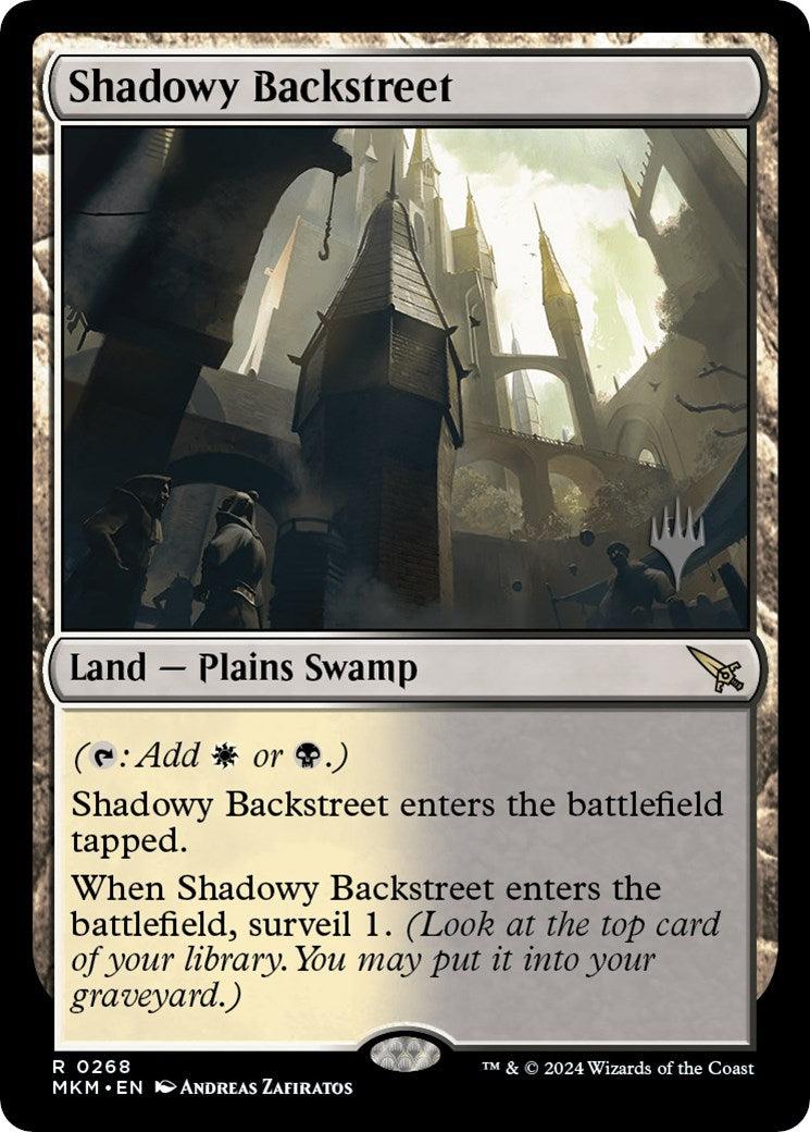 Shadowy Backstreet (Promo Pack) [Murders at Karlov Manor Promos] | Gamers Paradise