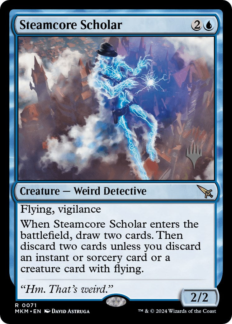 Steamcore Scholar (Promo Pack) [Murders at Karlov Manor Promos] | Gamers Paradise