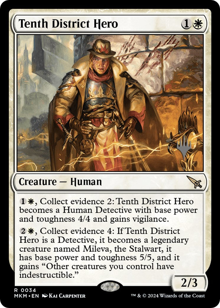 Tenth District Hero (Promo Pack) [Murders at Karlov Manor Promos] | Gamers Paradise