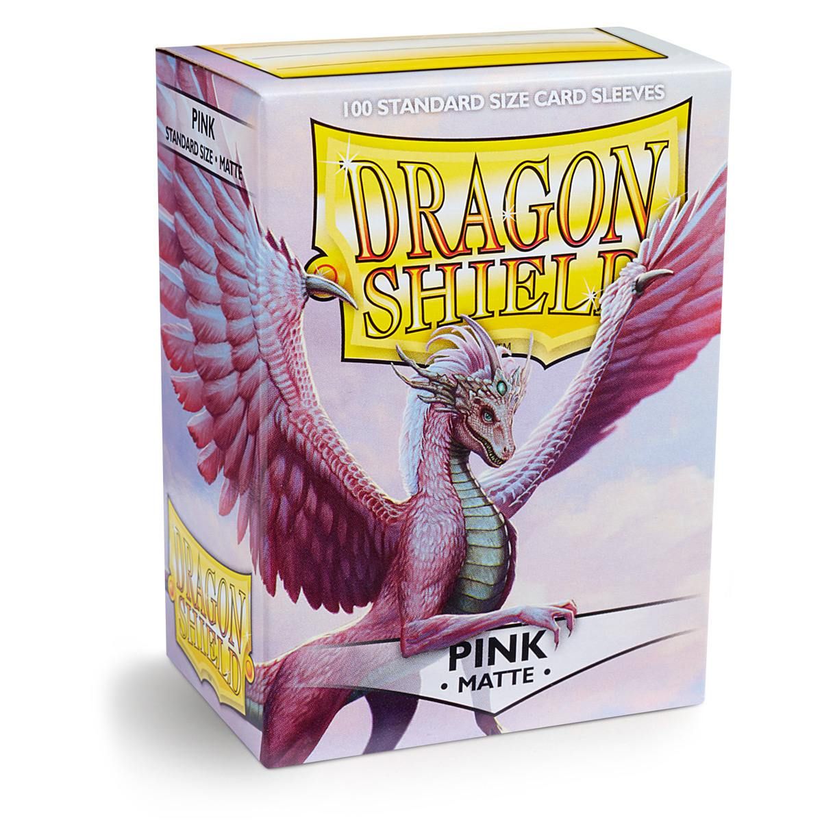 Dragon Shield: Standard 100ct Sleeves - Pink (Matte) | Gamers Paradise