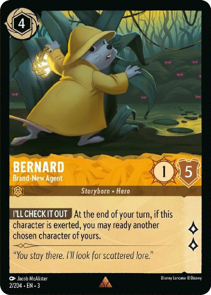 Bernard - Brand-New Agent (2/204) [Into the Inklands] | Gamers Paradise