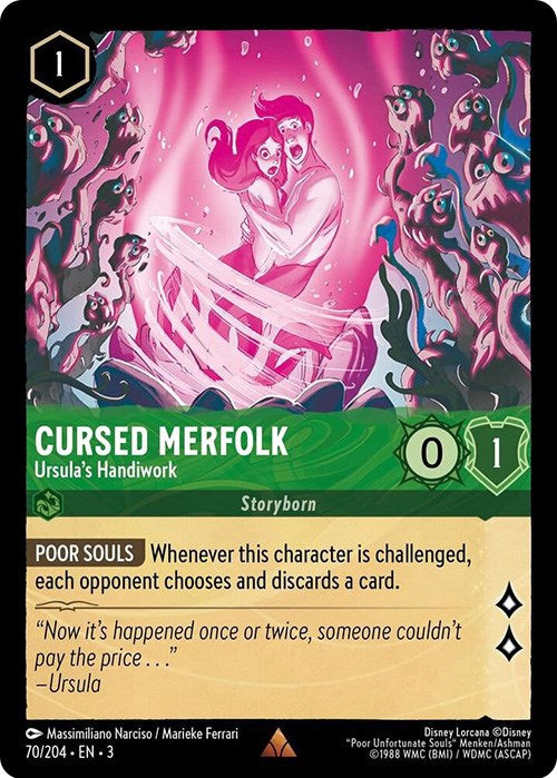 Cursed Merfolk - Ursula's Handiwork (70/204) [Into the Inklands] | Gamers Paradise