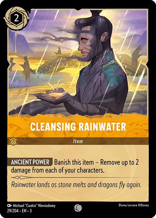 Cleansing Rainwater (29/204) [Into the Inklands] | Gamers Paradise