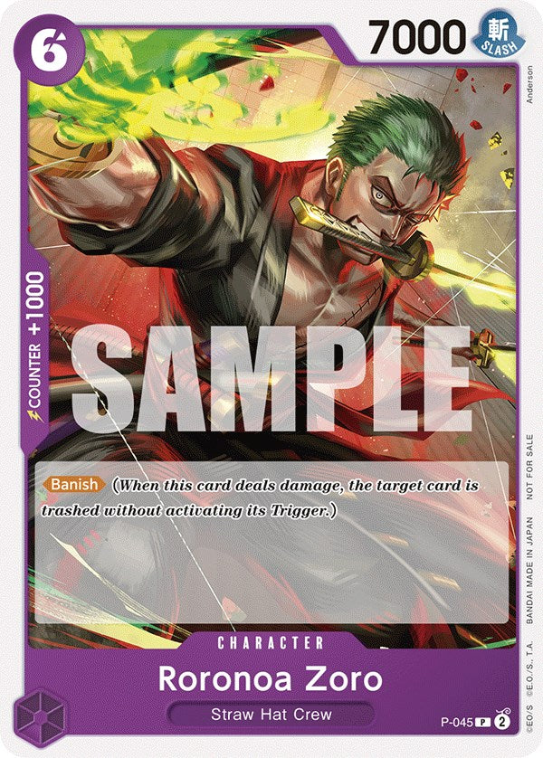 Roronoa Zoro (OP-06 Pre-Release Tournament) [Participant] [One Piece Promotion Cards] | Gamers Paradise