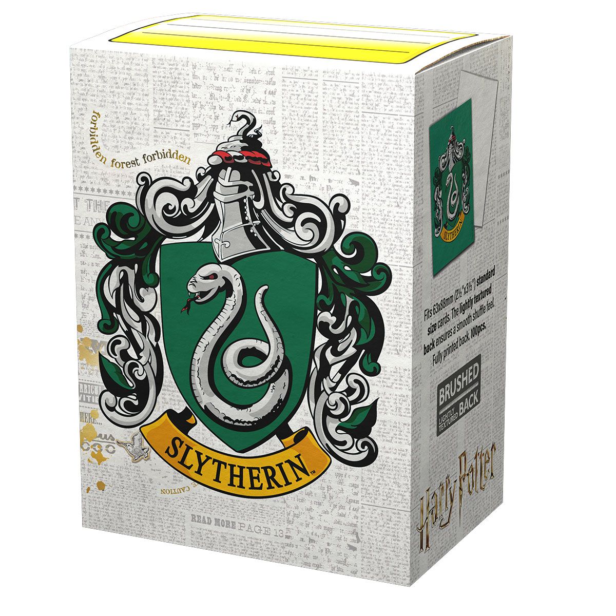 Dragon Shield: Standard 100ct Art Sleeves - Wizarding World (Slytherin) | Gamers Paradise