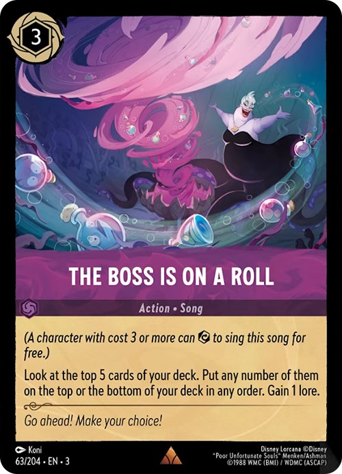 The Boss is on a Roll (63/204) [Into the Inklands] | Gamers Paradise