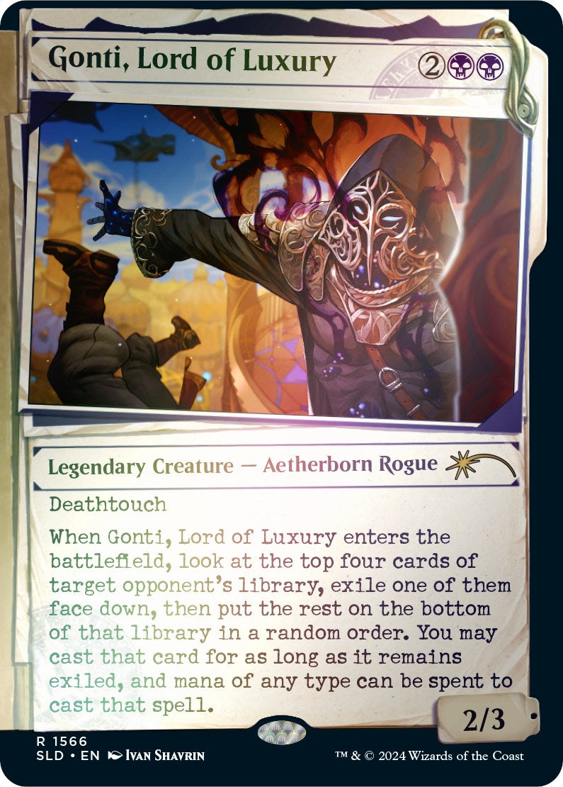 Gonti, Lord of Luxury (Rainbow Foil) [Secret Lair Drop Series] | Gamers Paradise