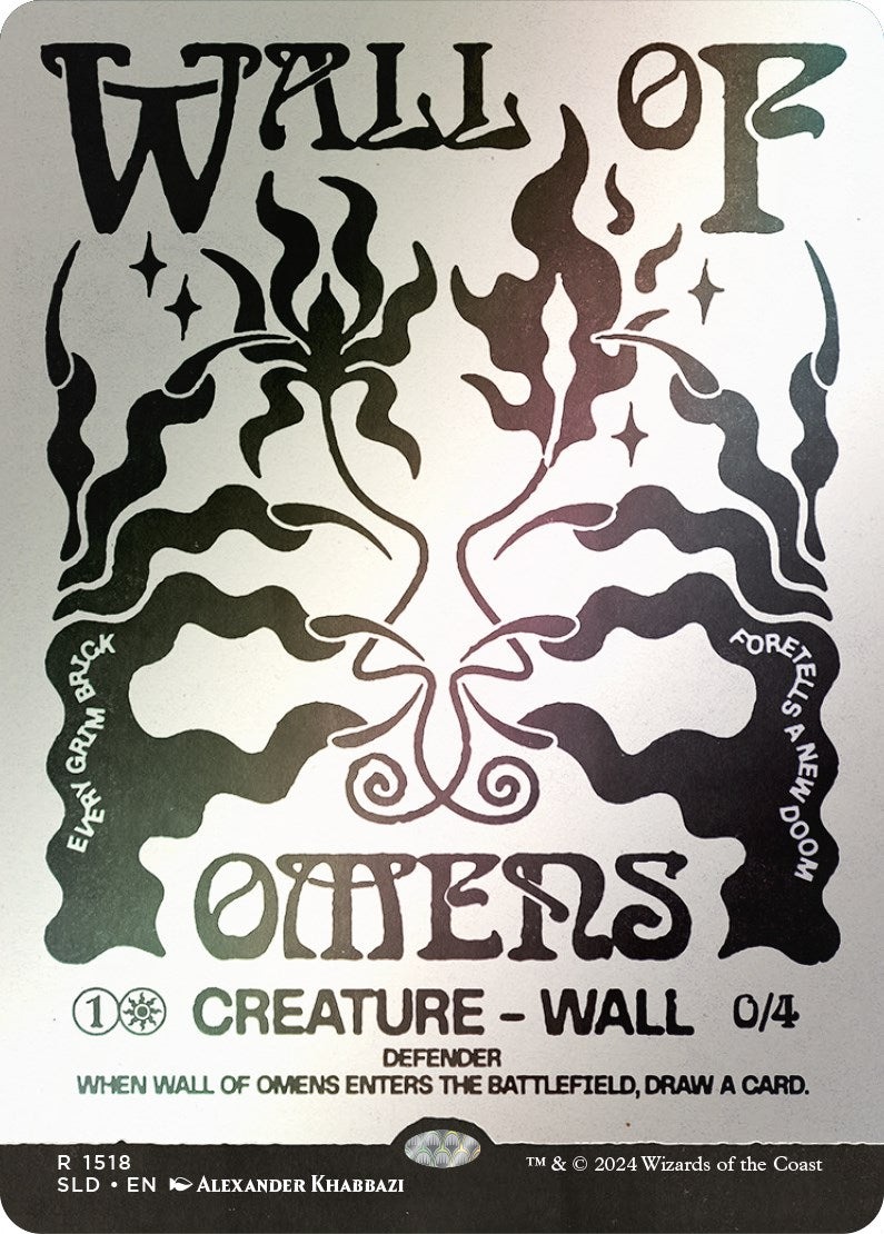 Wall of Omens (Rainbow Foil) [Secret Lair Drop Series] | Gamers Paradise
