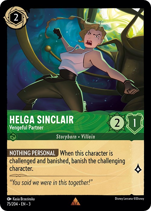 Helga Sinclair - Vengeful Partner (75/204) [Into the Inklands] | Gamers Paradise