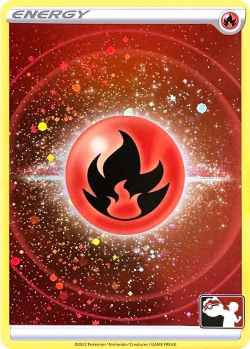 Fire Energy (Cosmos Holo) [Prize Pack Series Three] | Gamers Paradise
