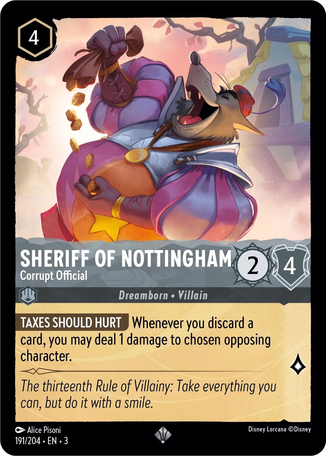 Sheriff of Nottingham - Corrupt Official (191/204) [Into the Inklands] | Gamers Paradise