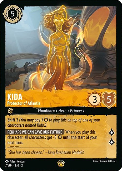 Kida - Protector of Atlantis (7/204) [Into the Inklands] | Gamers Paradise