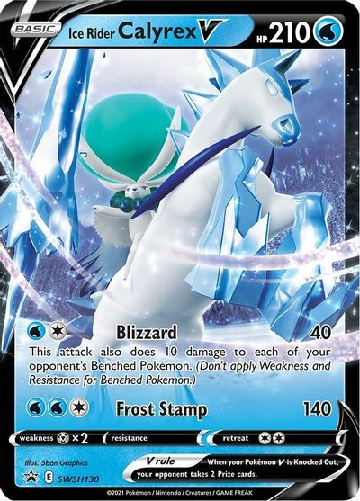 Ice Rider Calyrex V (SWSH130) [Sword & Shield: Black Star Promos] | Gamers Paradise