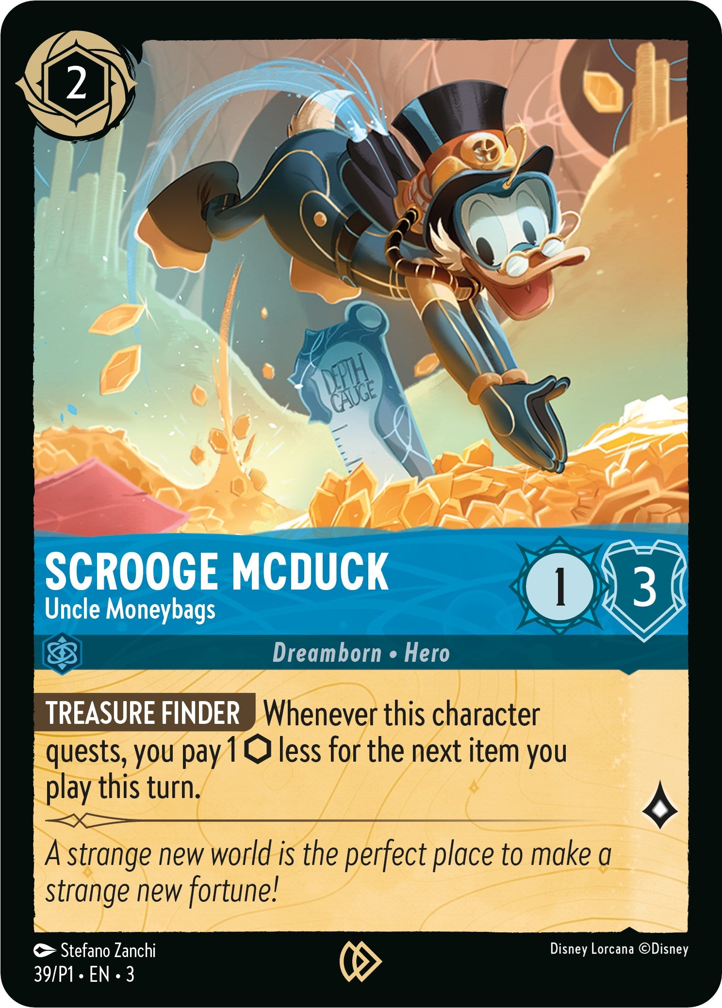 Scrooge McDuck - Uncle Moneybags (39) [Promo Cards] | Gamers Paradise