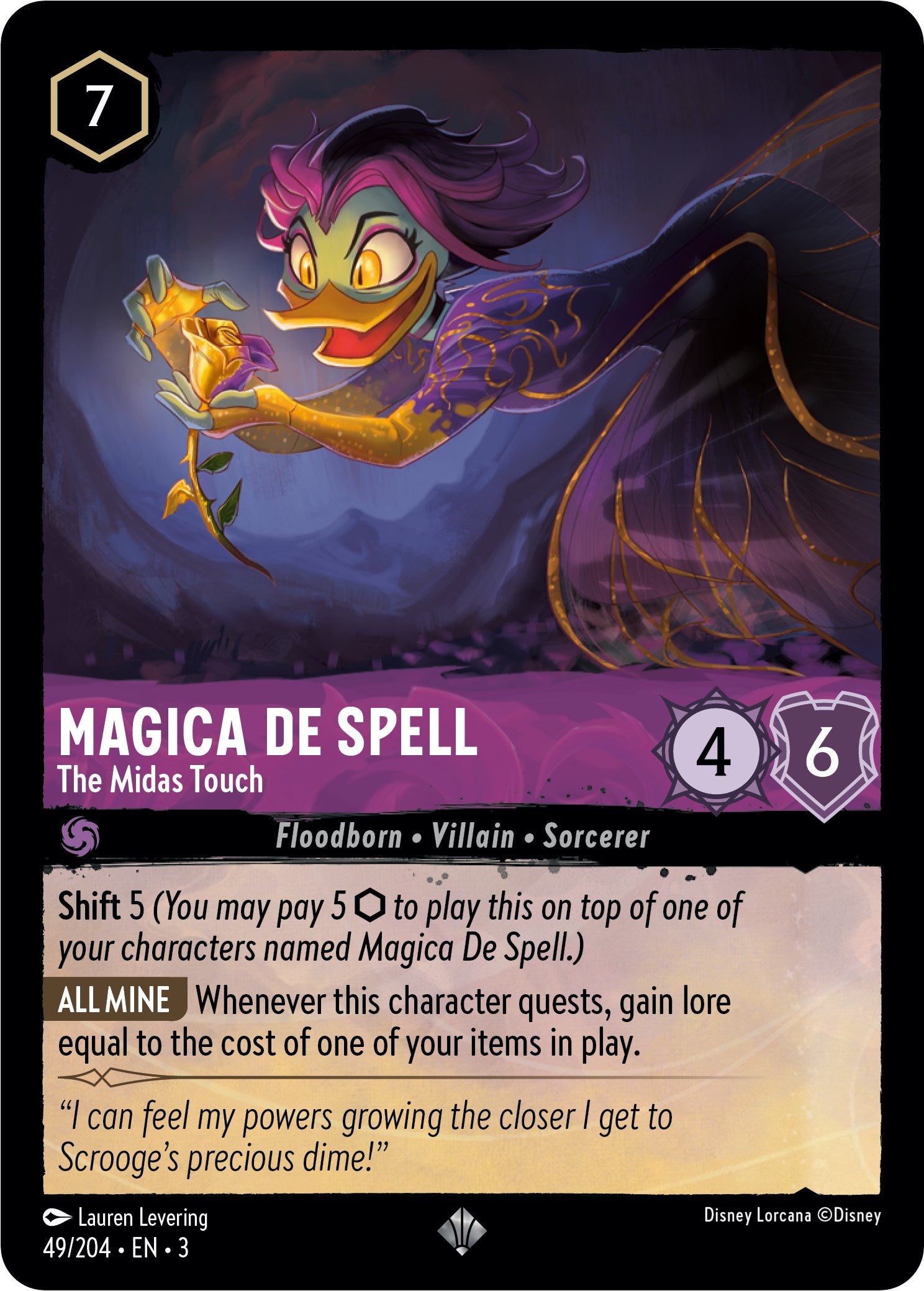 Magica De Spell - The Midas Touch (49/204) [Into the Inklands] | Gamers Paradise