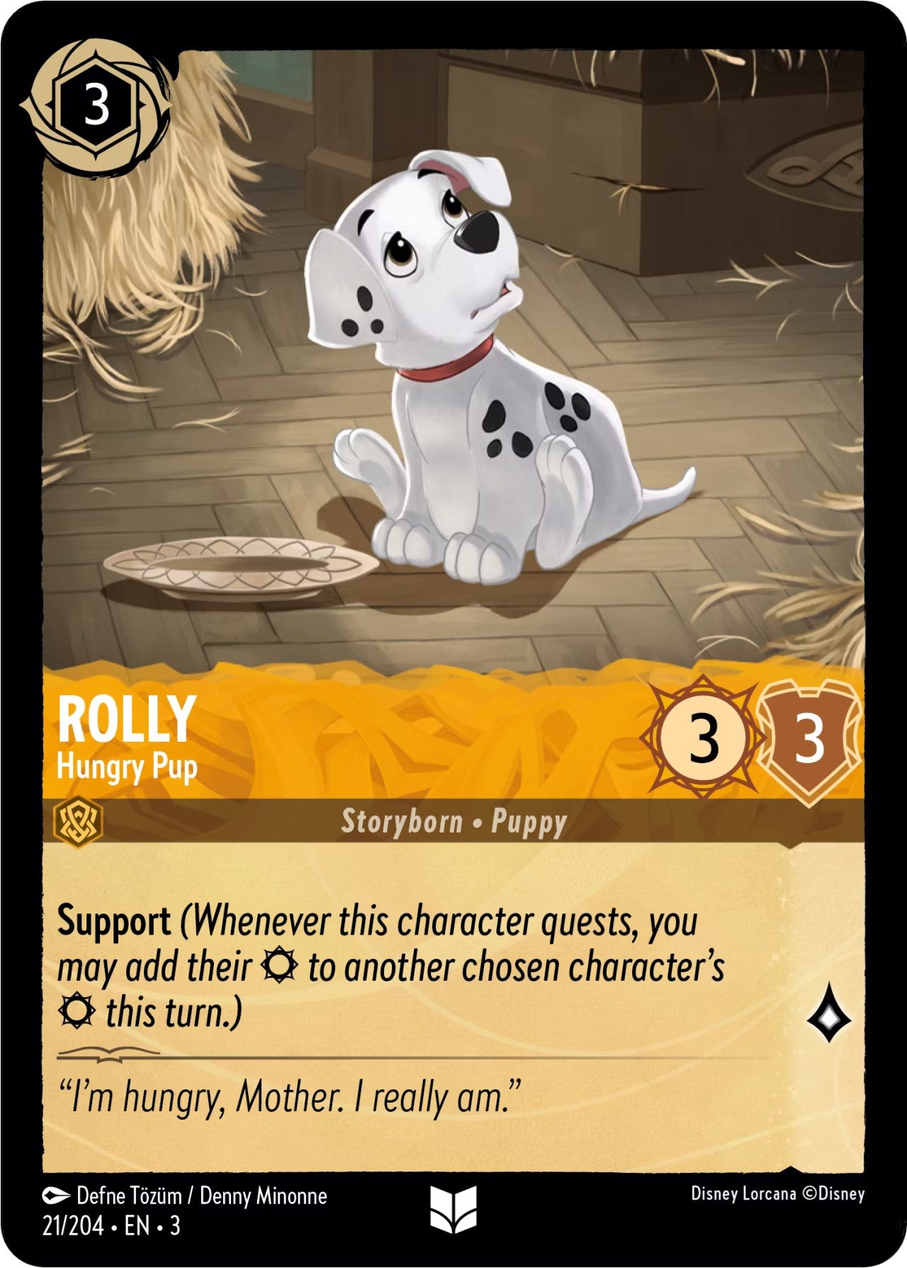 Rolly - Hungry Pup (21/204) [Into the Inklands] | Gamers Paradise